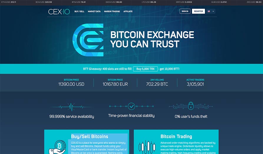 CEX - Et bitcoin-handelssted du kan stole på!