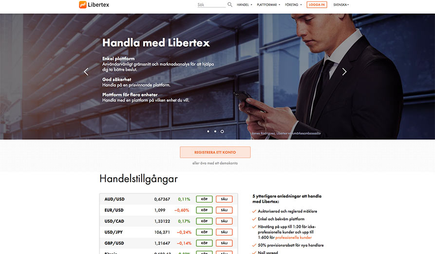 Libertex: Online trading på skandinavisk!